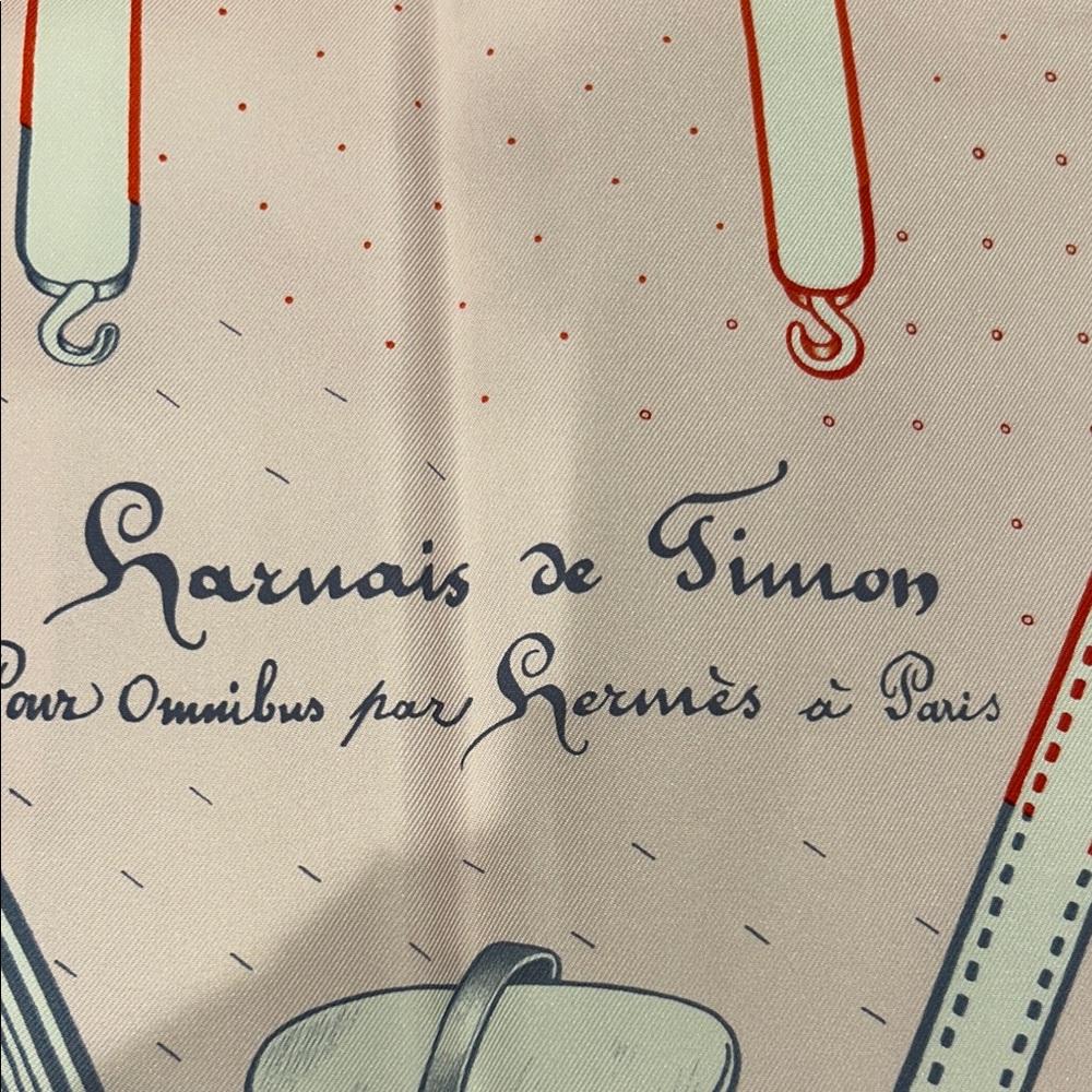 Hermes Harnais de Timon Scarf NWOT - Picture 2 of 9